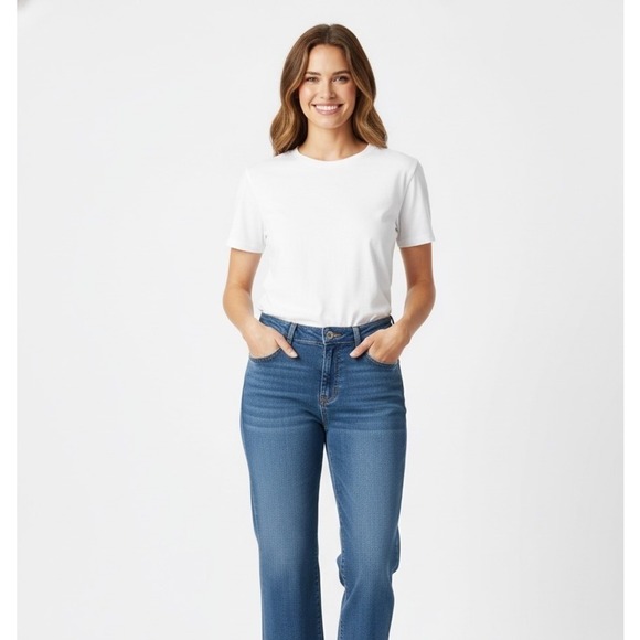 Riders by Lee Pants - Riders by Lee Blue Jean Capri Pants Womens 10 Denim Casual Everyday Comfortable